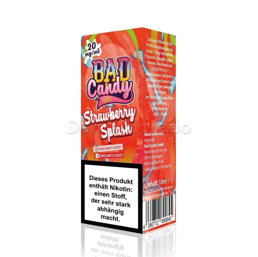 Bad Candy Strawberry Splash Anbieter dampfdoradode